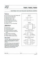 DataSheet TS952 pdf